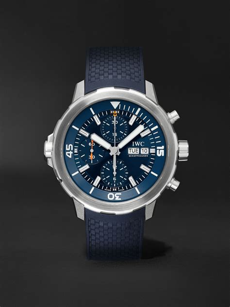 iwc aquatimer blau|iwc aquatimer chronograph.